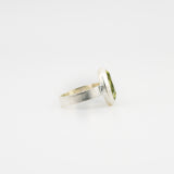 Green amethyst ring