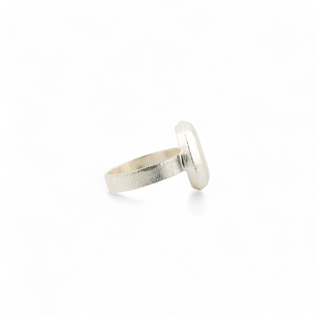 Eve rainbow moonstone ring