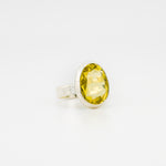 Eve lemon quartz ring