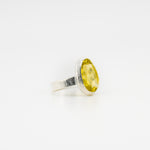 Eve lemon quartz ring