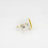 Eve lemon quartz ring