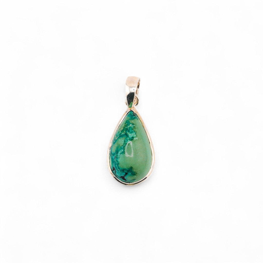 Turquoise teardrop pendant