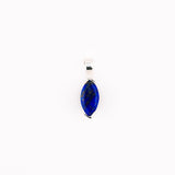 Marquise lapis lazuli pendant