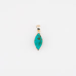 Marquise turquoise pendant