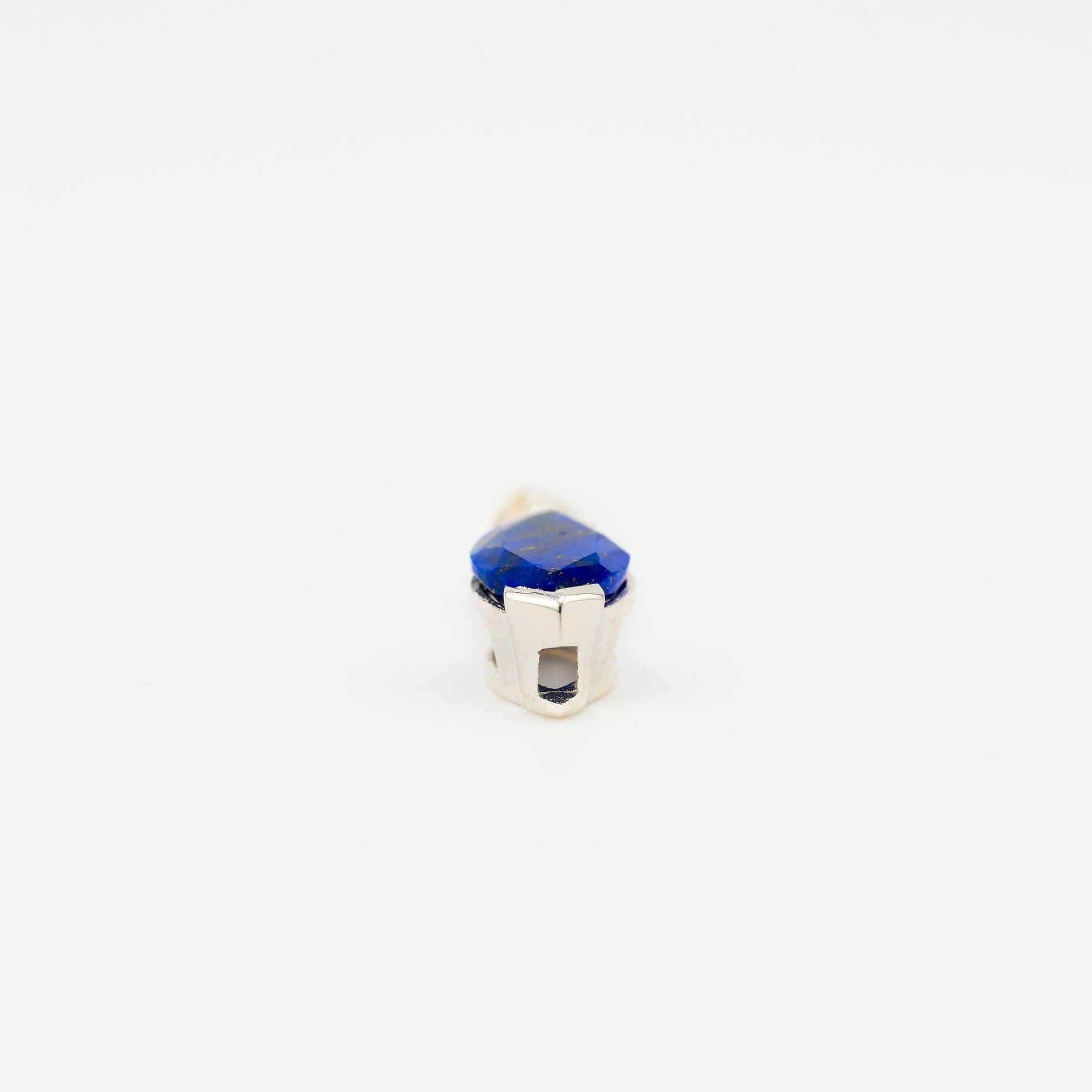 Marquise lapis lazuli pendant