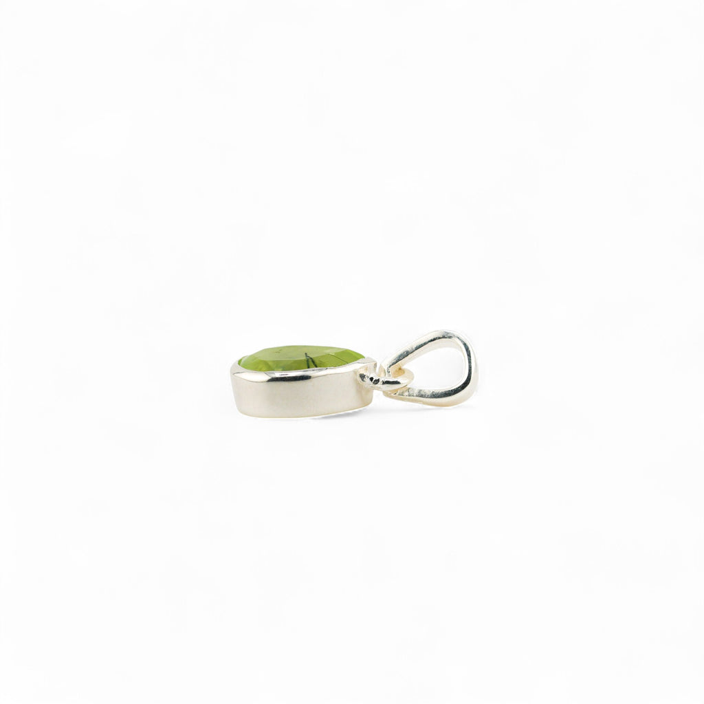 Venus prehnite pendant