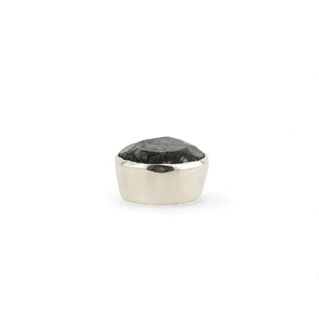 Venus black rutile quartz pendant
