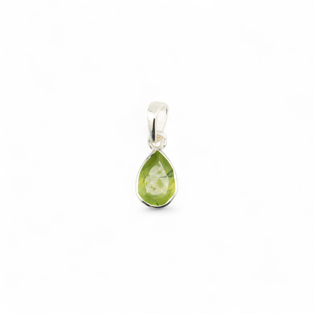 Venus prehnite pendant