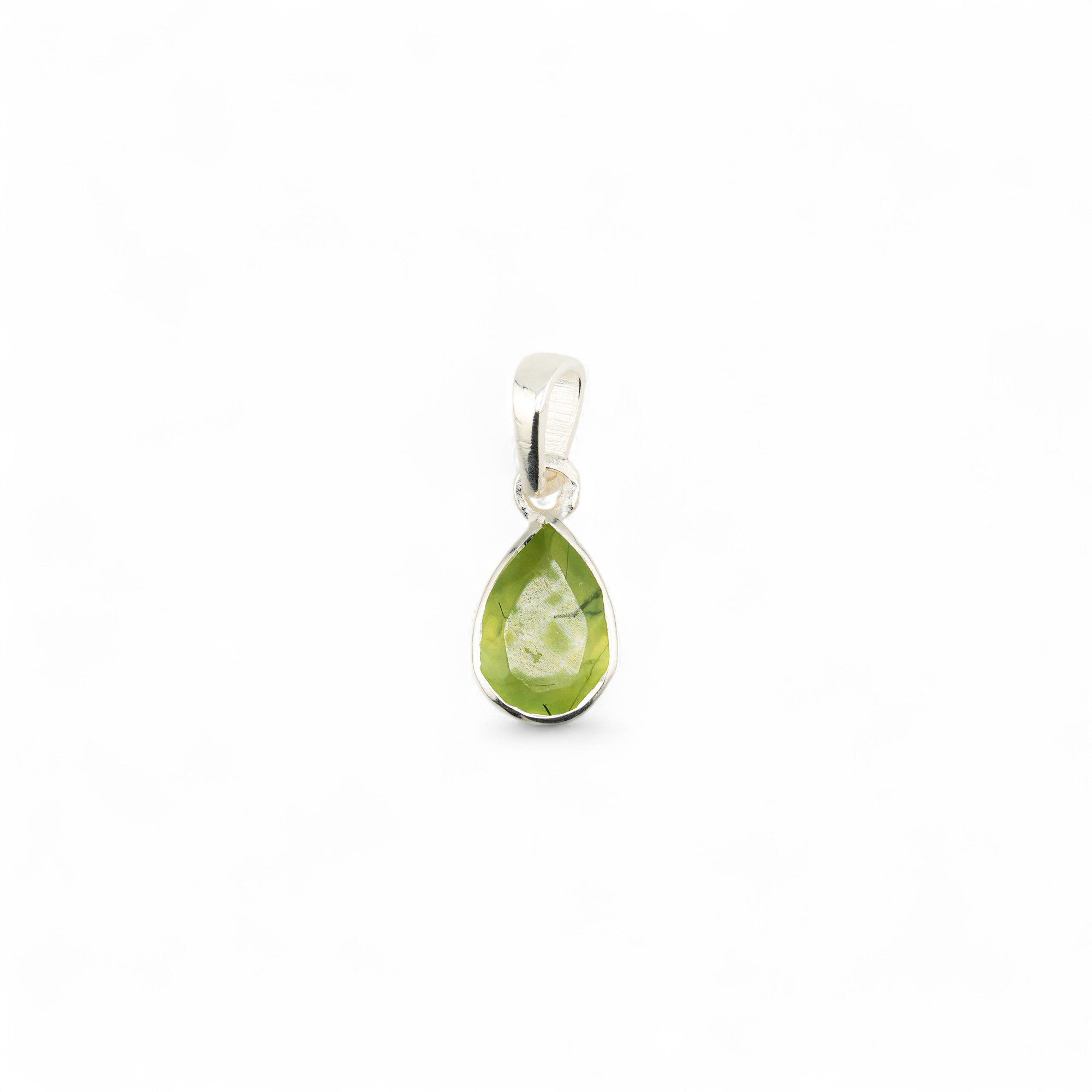 Venus prehnite pendant