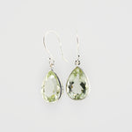 Green amethyst earrings