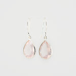 Rose quartz earrings