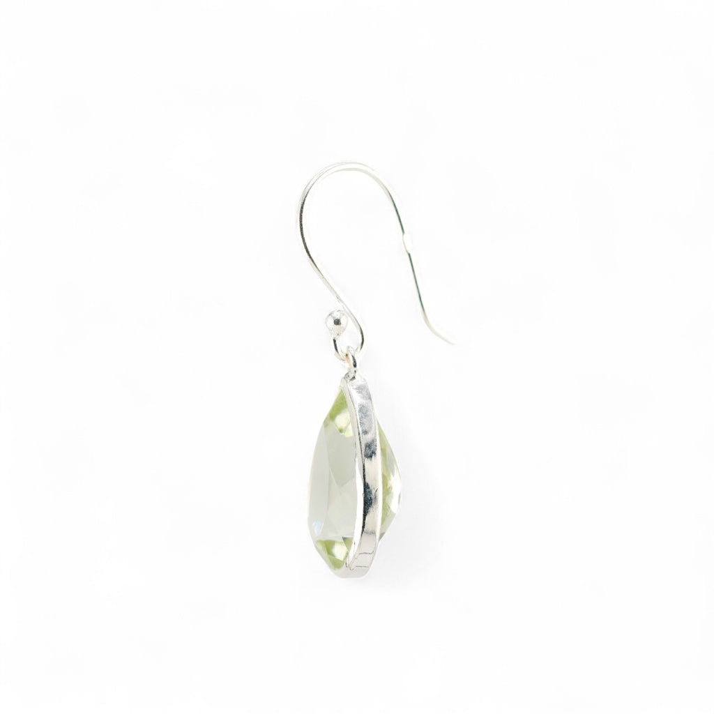 Green amethyst earrings