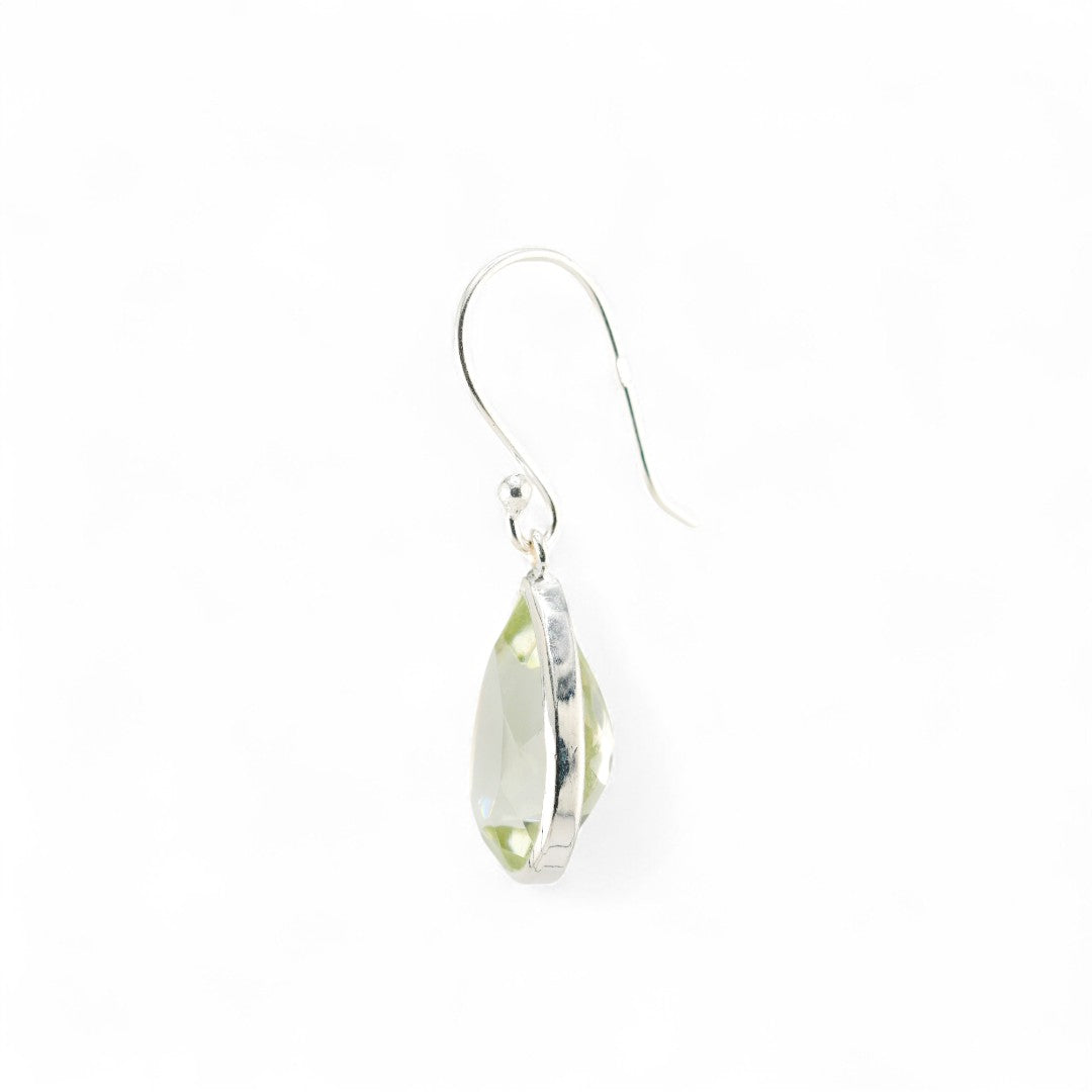 Green amethyst earrings