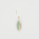 Prehnite earrings