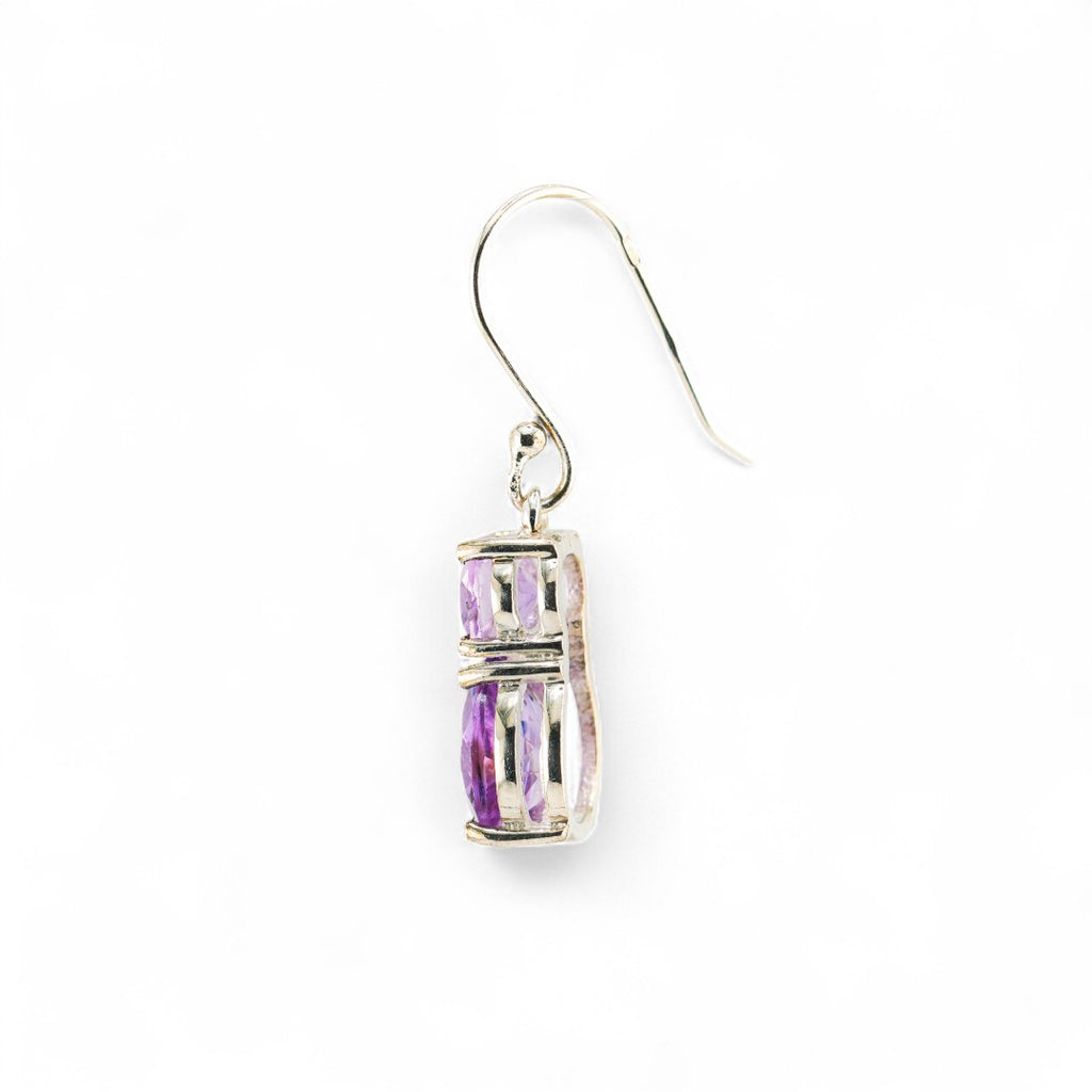 Teddy amethyst earrings
