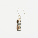 Teddy smoky quartz earrings