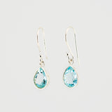 Blue topaz earrings