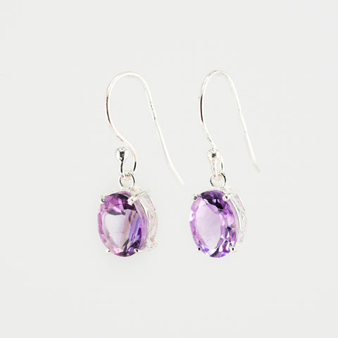 Amethyst earrings