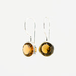 Honey quartz earrings