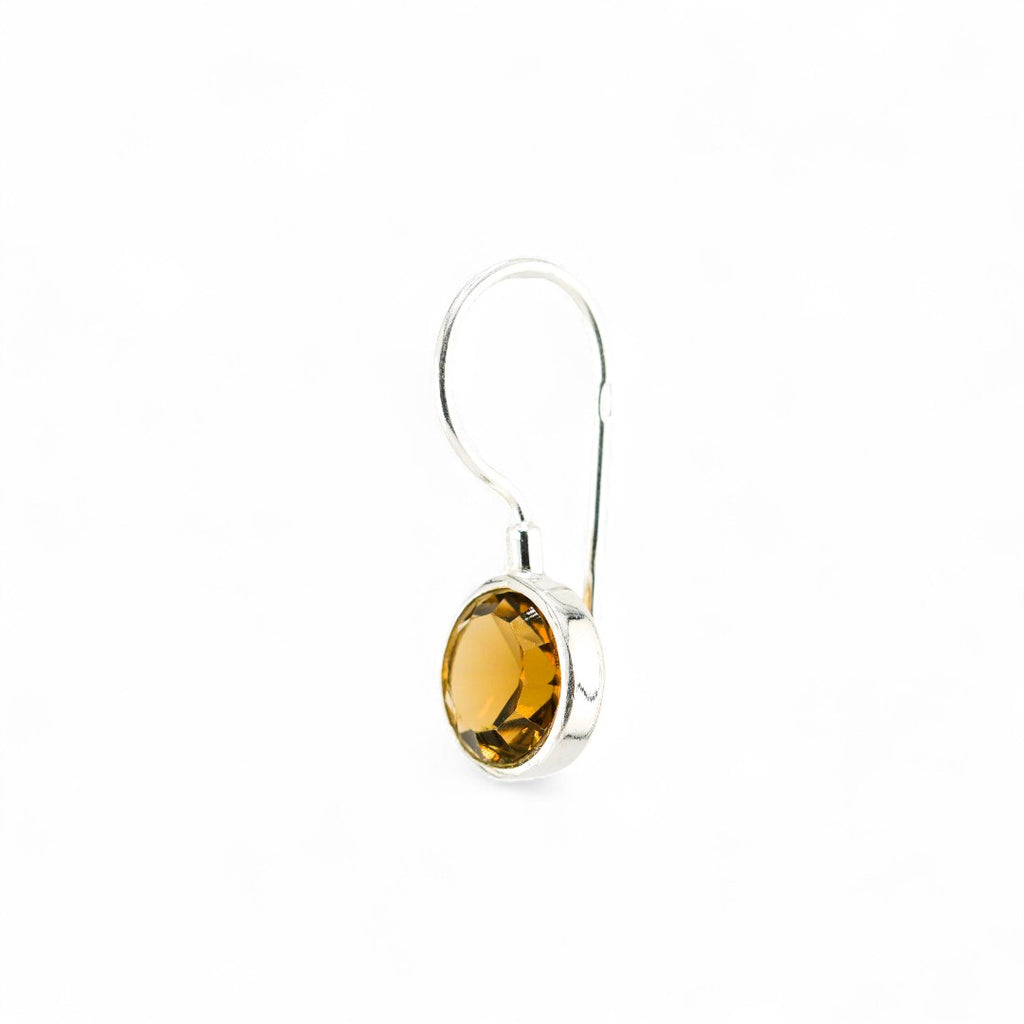 Honey quartz earrings