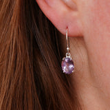 Amethyst earrings