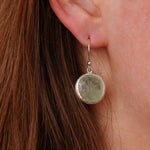 Prehnite earrings