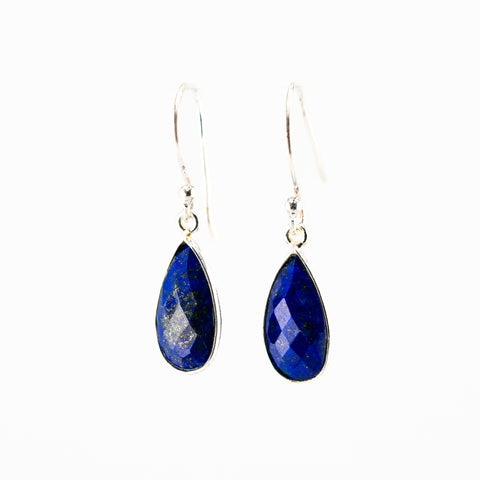 Lapis lazuli short earrings