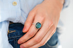 Harmonia labradorite ring