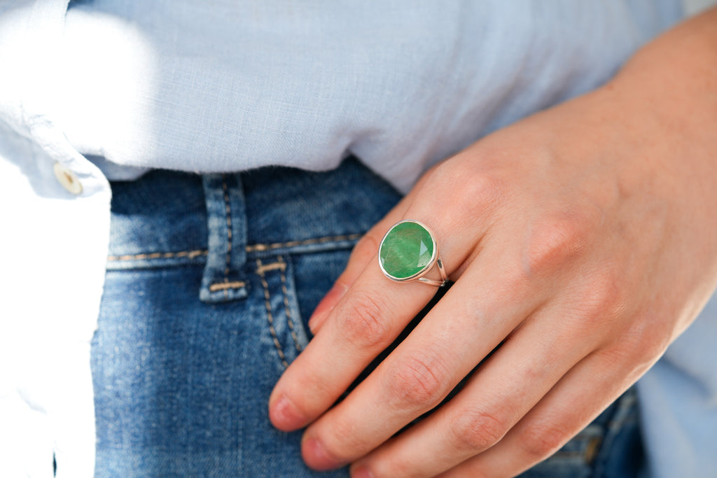 Harmonia aventurine RIng