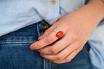 Nordic carnelian ring