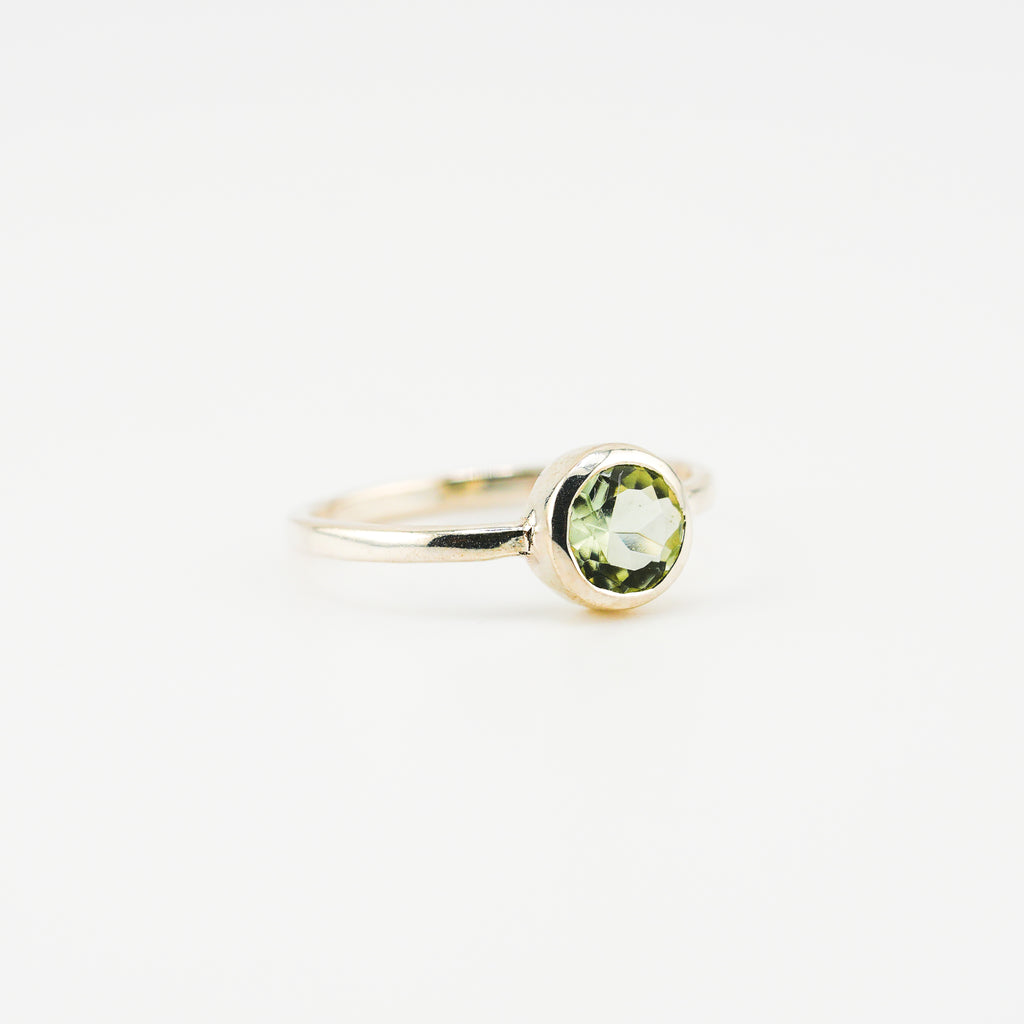 Jaipur green amethyst ring