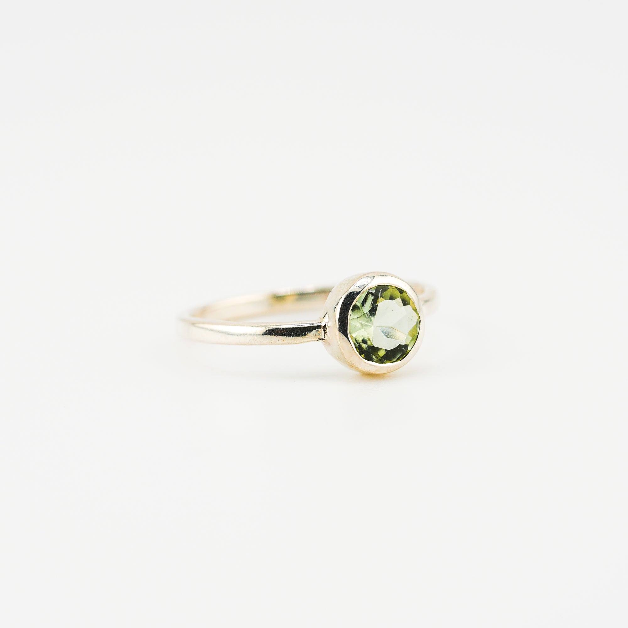 Jaipur green amethyst ring