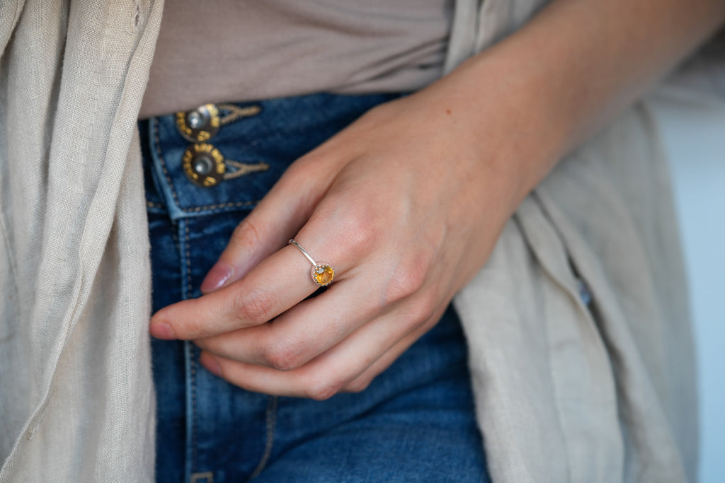 Saulora citrine ring