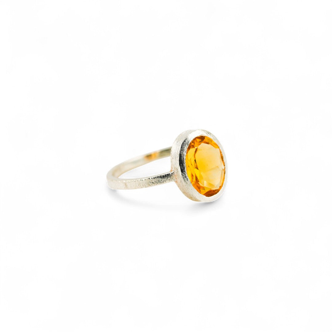 Eternal citrine ring