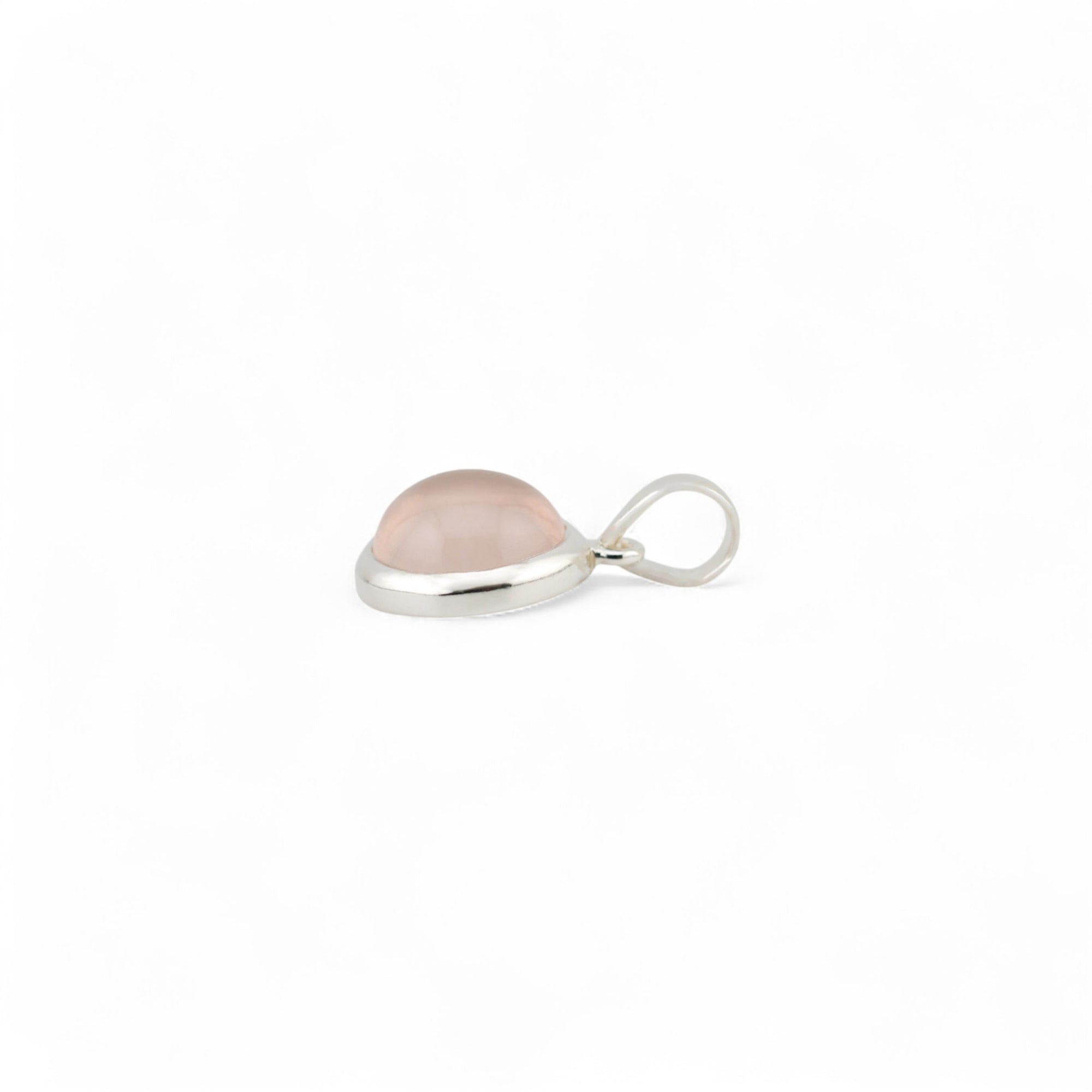 Samsara rose quartz pendant