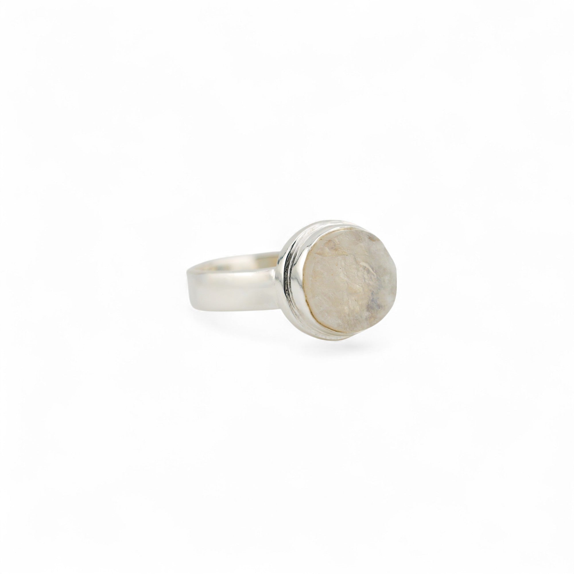 Celestial moonstone ring