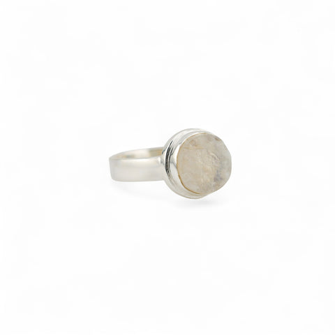 Celestial moonstone ring
