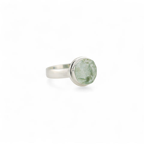 Celestial aquamarine ring