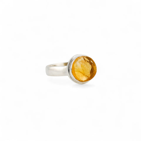 Celestial citrine ring