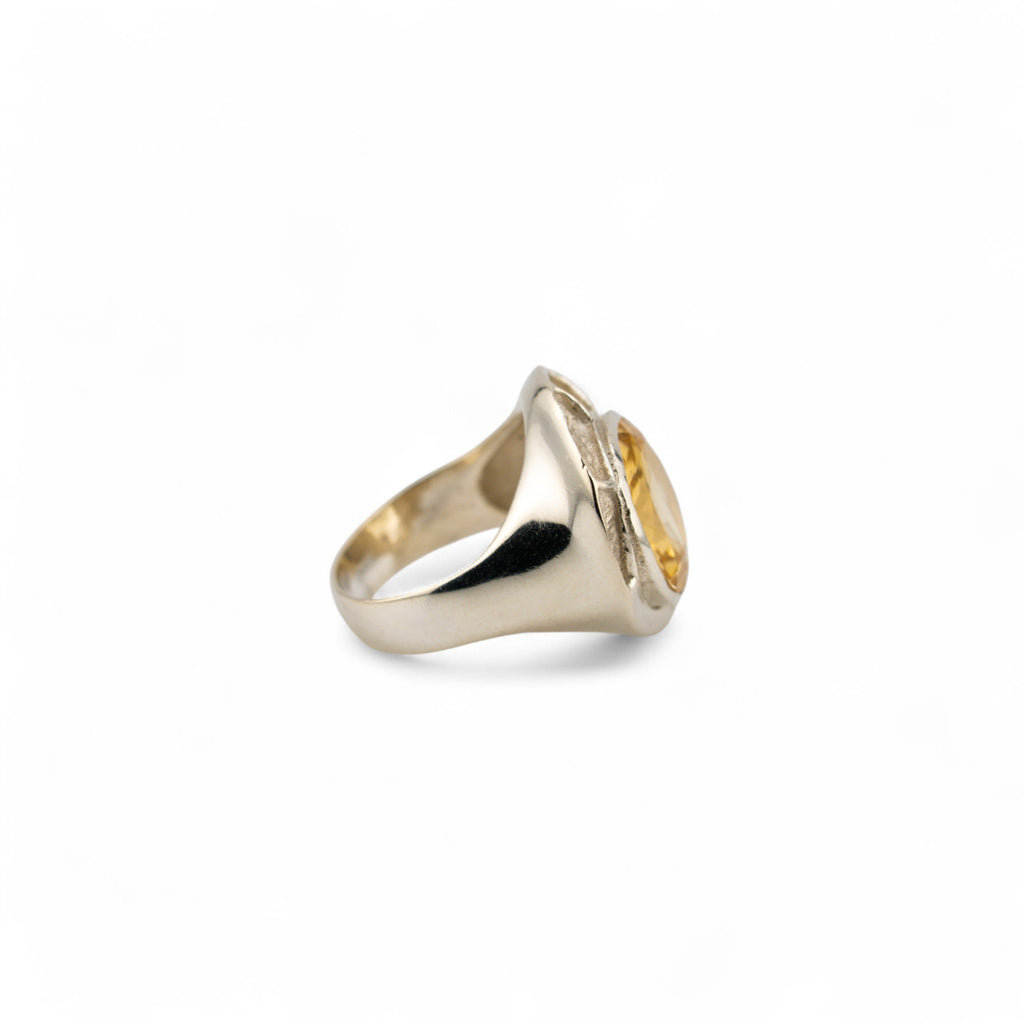 Mystic citrine ring