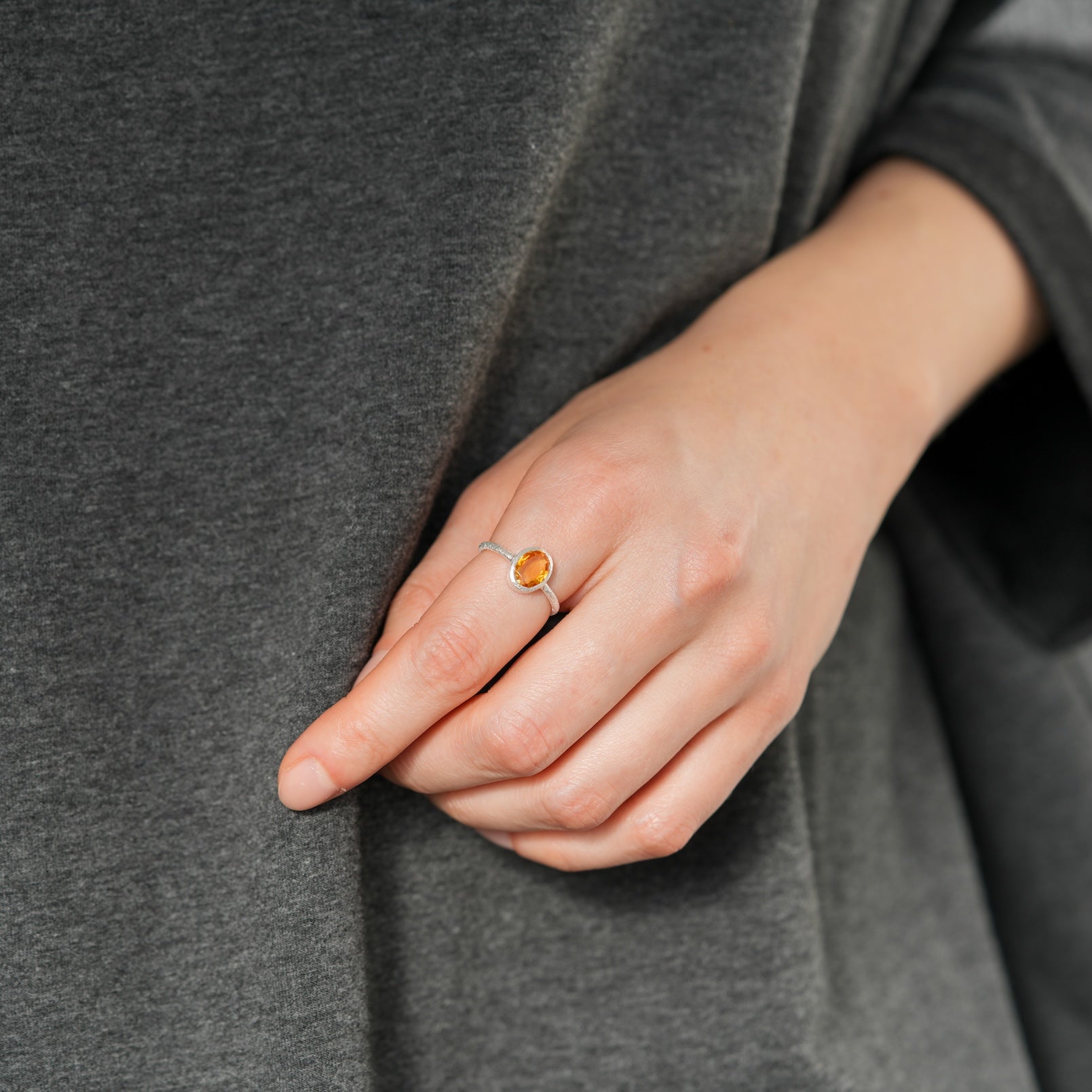 Brazil citrine ring