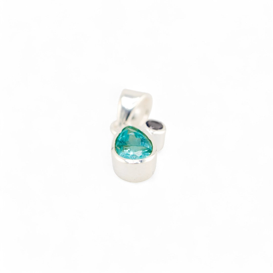 Wildmist apatite with iolite pendant