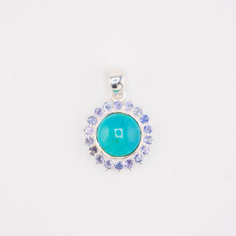 Laxmi Turquoise with Tanzanite pendant