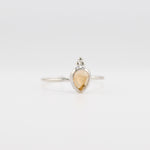 Citrine ananas ring