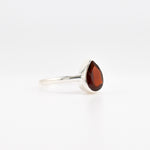 Venus Teardrop Garnet ring