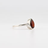 Venus Teardrop Garnet ring