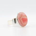 Nordic rhodochrosite ring