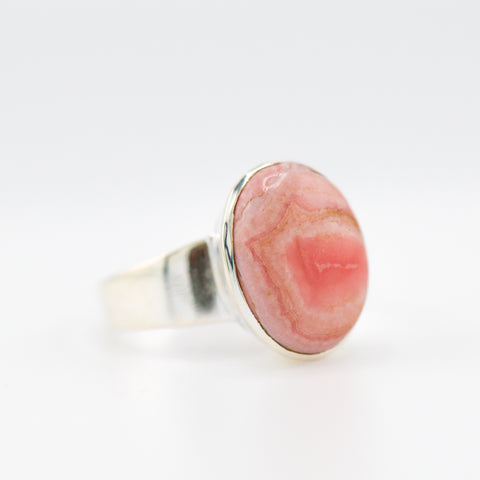 Nordic rhodochrosite ring