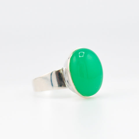 Nordic chrysoprase ring