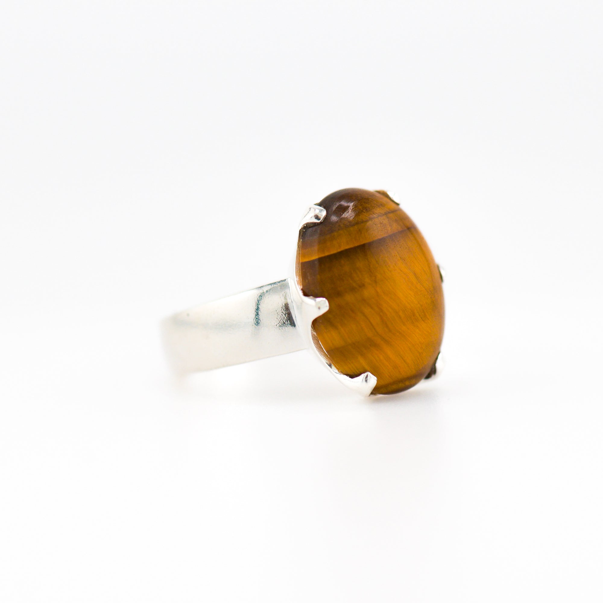 Tiger Eye Crown ring